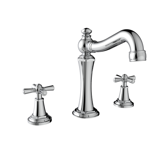 Santec 1050PF10-TM LYRA TRIM - Roman Tub Filler - Cross Handle