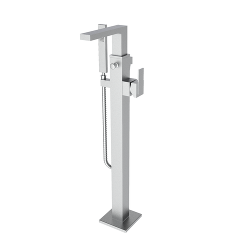 Santec 2494MD75-TM METRA TRIM - Floor Mount Tub Filler with Hand Shower
