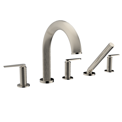 Santec 3455HO70-TM ATHENA TRIM - Roman Tub Filler with Hand Shower