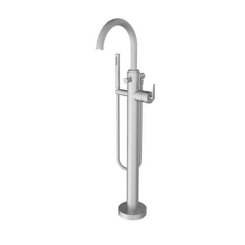 Santec 3494HO75-TM ATHENA TRIM - Floor Mount Tub Filler with Hand Shower