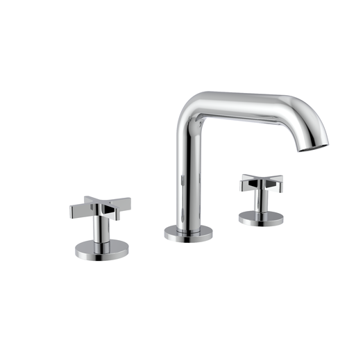 Santec 3920CX10 CIRC Widespread Lavatory Set - Cross Handle
