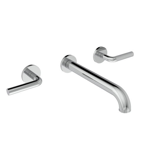 Santec 3929CI10-TM CIRC Wall Mount Widespread Lavatory - Lever Handle