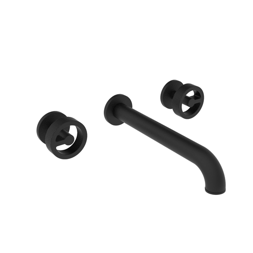 Santec 3929CS91-TM CIRC Wall Mount Widespread Lavatory - Wheel Handle