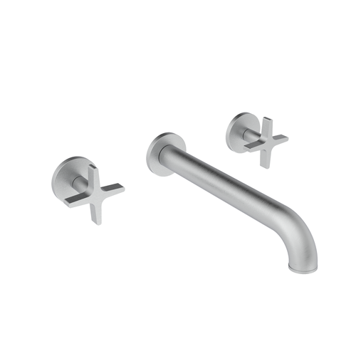 Santec 3929CX75-TM CIRC Wall Mount Widespread Lavatory - Cross Handle