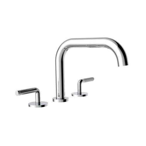 Santec 3950CK10-TM CIRC TRIM - Roman Tub Filler - Knurl Handle