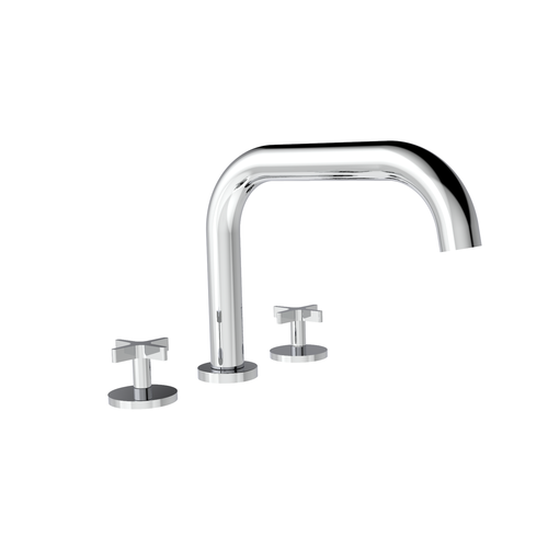Santec 3950CX10-TM CIRC TRIM - Roman Tub Filler - Cross Handle