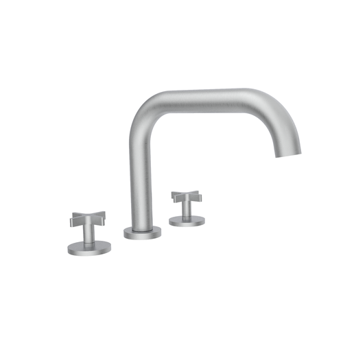 Santec 3950CX75-TM CIRC TRIM - Roman Tub Filler - Cross Handle