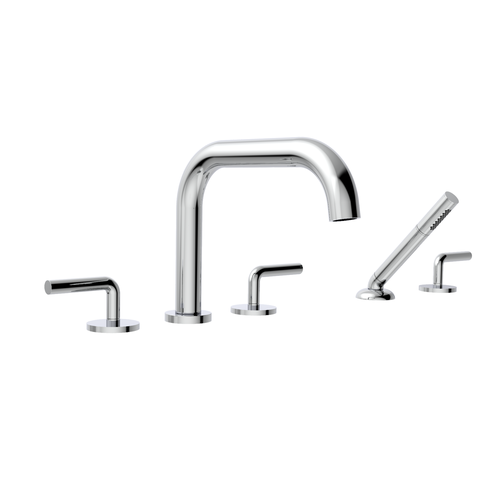 Santec 3955CI10-TM CIRC TRIM - Roman Tub Filler with Hand Shower - Lever Handle