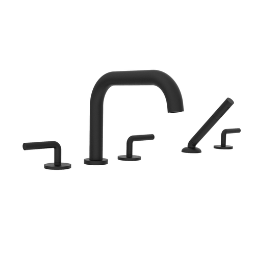 Santec 3955CI91-TM CIRC TRIM - Roman Tub Filler with Hand Shower - Lever Handle