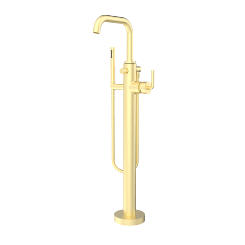 Santec 3994CI21-TM CIRC TRIM - Floor Mount Tub Filler with Hand Shower - Lever Handle