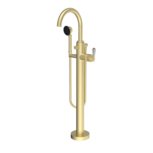 Santec 5094VC21-TM EVELYN CRYSTAL TRIM - Floor Mount Tub Filler with Hand Shower