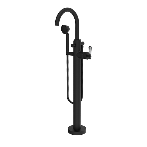 Santec 5094VC91-TM EVELYN CRYSTAL TRIM - Floor Mount Tub Filler with Hand Shower