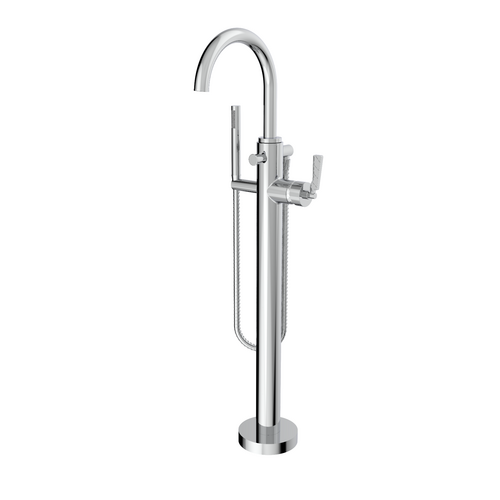 Santec 5194XL10-TM LIZA TRIM - Floor Mount Tub Filler with Hand Shower