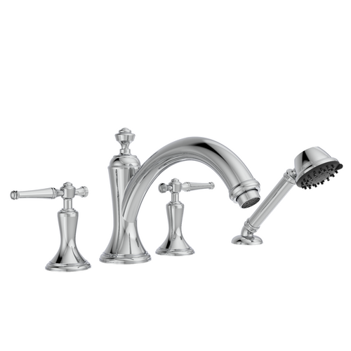Santec 9555KL10-TM KLASSICA TRIM - Roman Tub Filler with Hand Shower