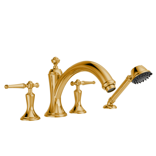 Santec 9555KL60-TM KLASSICA TRIM - Roman Tub Filler with Hand Shower