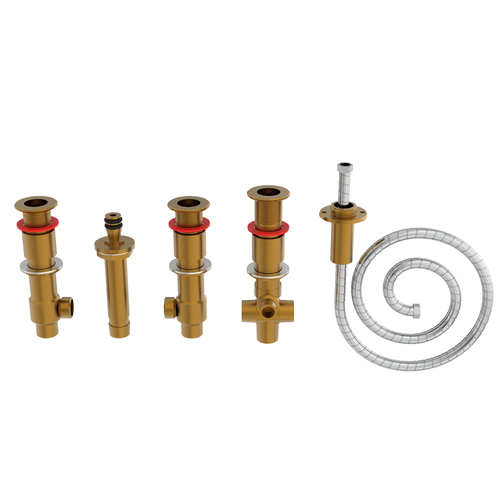 Santec P0008-1 VALVE - Roman Tub Filler with Hand Shower