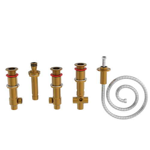 Santec P0009-1 VALVE - Roman Tub Filler with Hand Shower