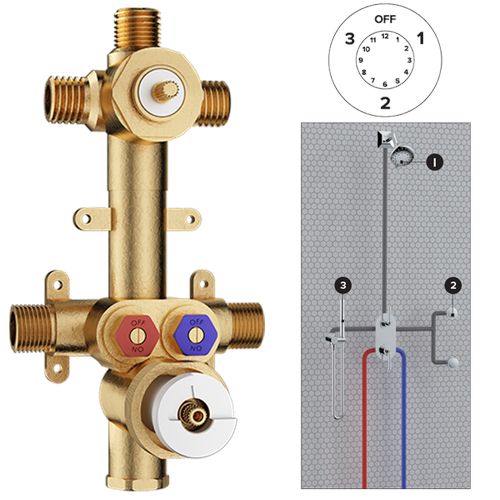 Santec TH-9313 VALVE - 3-Way Shared
