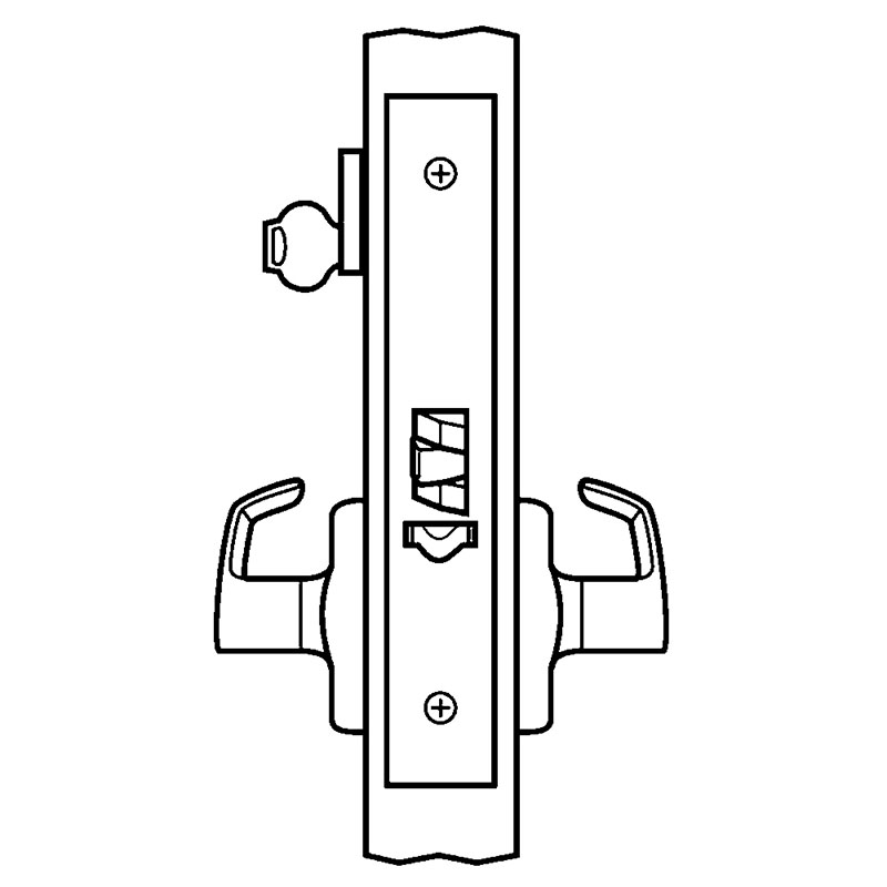 Corbin Russwin ML20906 LL 626 SEC Electric Mortise Lock, 10 Length