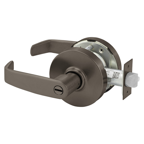 Sargent 10XU65 LL 10BE F76A Grade 1 Privacy Cylindrical Lever Lock, Dark Bronze Finish