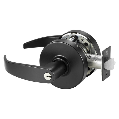 Sargent 10XG70 LP BSP Electromechanical Fail Safe/Secure 12/24V Grade 1 Lever Lock, Black Suede