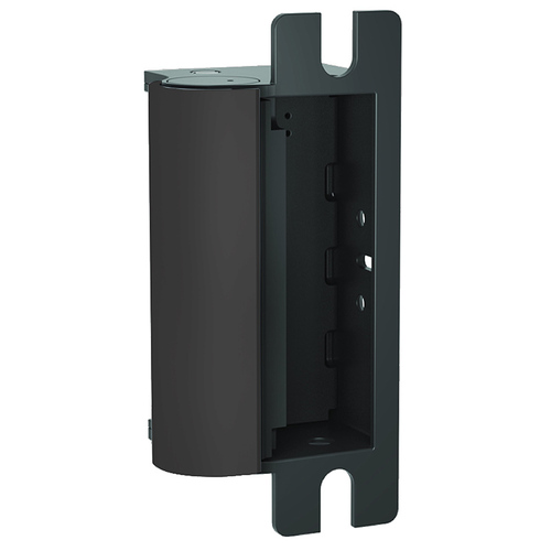 HES 1006FBLKLBSM 12VDC / 24VDC Fail Safe Electric Strike Body with Latchbolt Strike Monitor Black Finish