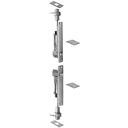 Rockwood 2842 US32D Automatic Flush Bolt Set
