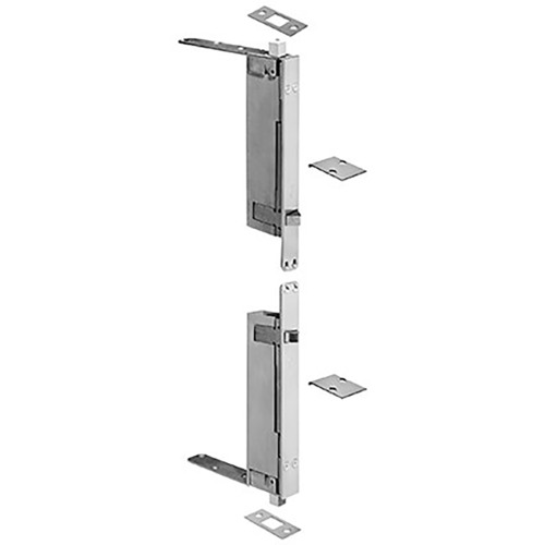 Rockwood 2942 US32D Automatic Flush Bolt Set