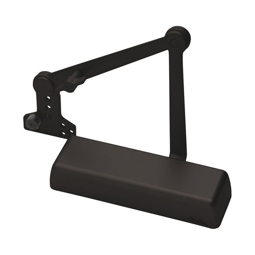 Norton 410XHDH 690 Heavy Duty Door Closer Hold Open Arm w/Removable Stop, Adjustable 1-6, Dark Bronze