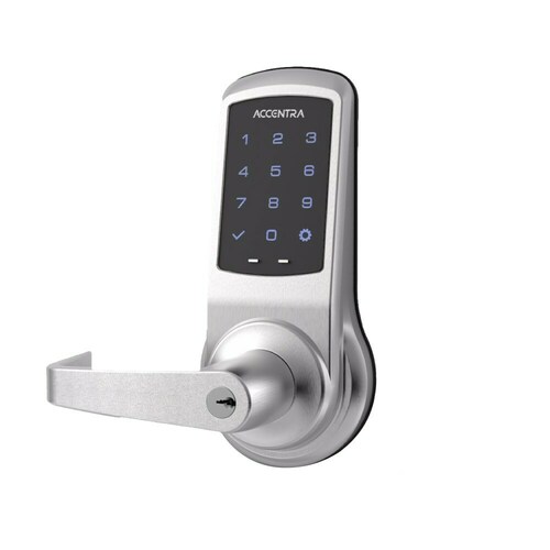 Accentra AUNTB623-NR626280353L Augusta NexTouch Key Override Lockset, Schlage C Keyway, Satin Chrome