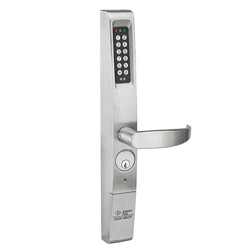 Adams Rite 3090-01-626 eForce Keyless Keypad Lock - Satin Chrome Finish