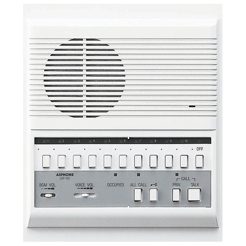Aiphone LEF-10C MSTR 10CALL Semi-Flush Mount