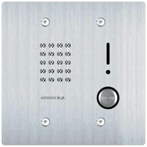 Aiphone NI-JA Flush Mount 2-Gang Stainless Steel Sub