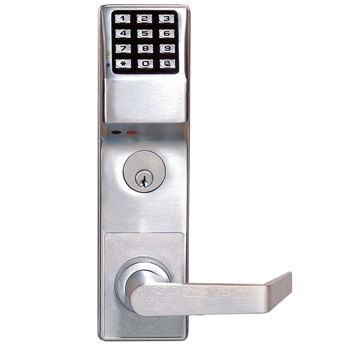 Alarm Lock ETDLS1G/26DV99 Trilogy Exit Trim, Straight Lever, VD99, Satin Chrome Finish