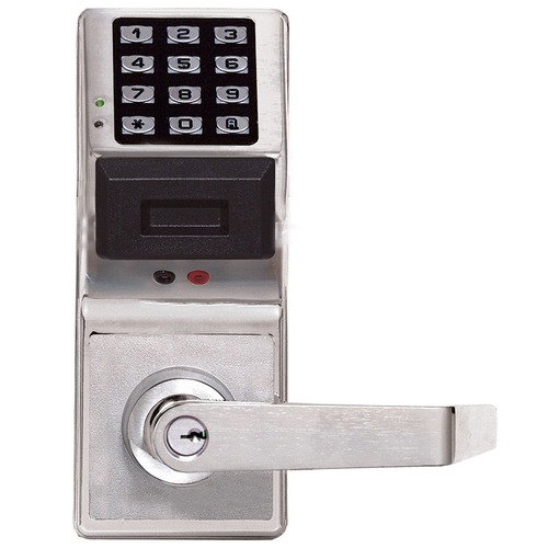 Alarm Lock PDL4100 US26D Trilogy T3 Cylindrical Lock