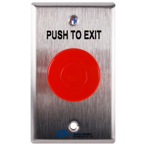 ASP ASP-14R Red BTTN Time Delay Pushbutton