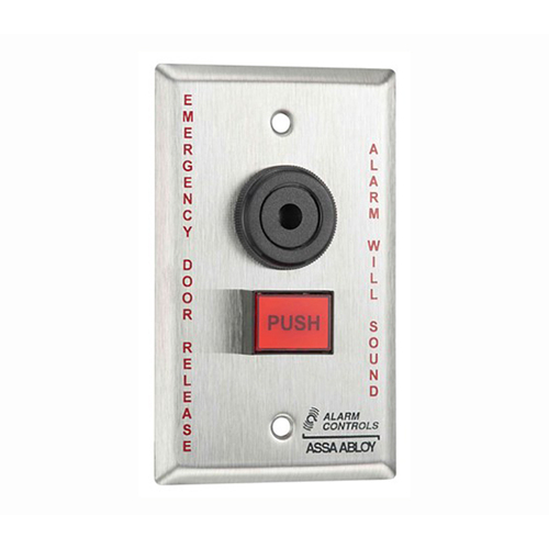 Alarm Controls TS-25 Pushbutton with Buzzer