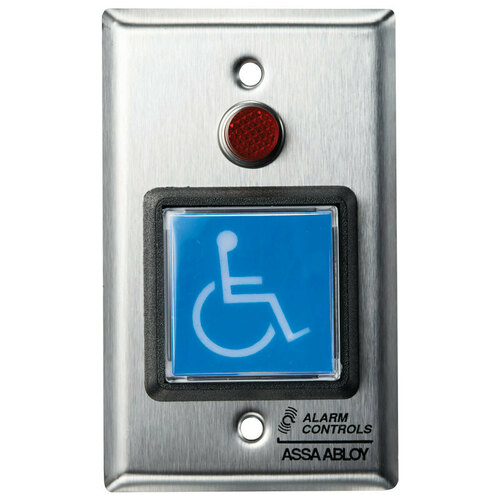 Alarm Controls TS-5 Blue Square Button - 2 Pack