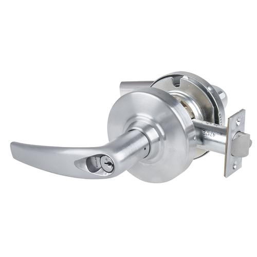 Schlage ALX53RATH626 ALX Series Grade 2 Entry Athens Lever Lock with Large Format IC Core C Keyway 47267042 Deadlatch and 47267101 ANSI Strike Sati...