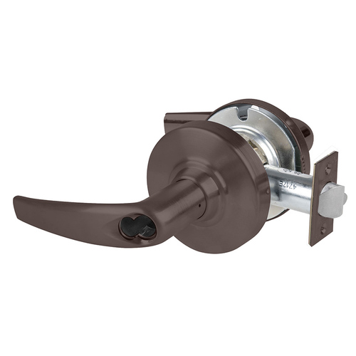 Schlage ALX53B8AT613 ALX Series Grade 2 Entry Tactile Athens Lever Lock with Small Format IC Prep Less Core 47267042 Deadlatch and 47267101 ANSI St...