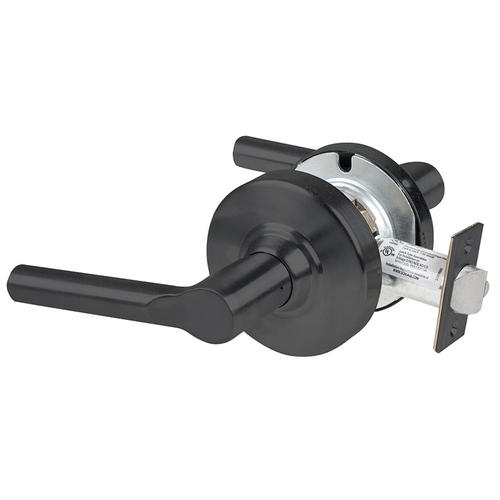 Schlage ALX10 BRW 622 ALX Series Grade 2 Passage Lever Lock, Matte Black, 2-3/4