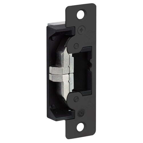 Adams Rite 7400335 Ultraline Electric Strike for Radius Jambs, Black Anodized Finish