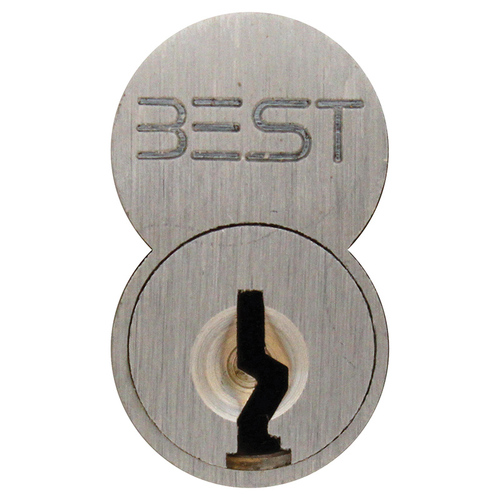 Best 1C6F1626 Standard 6 Pin F Keyway Uncombinated Core with Spacer Satin Chrome Finish