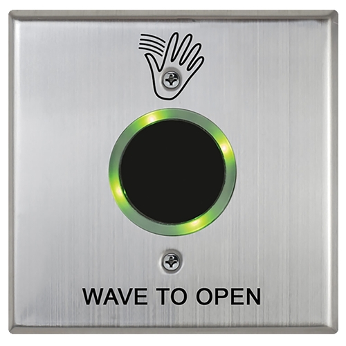 Camden CM-332/41SW-SGLR Surewave Touchless Switches Wired 2 Gang Ss, Led Hand/wto