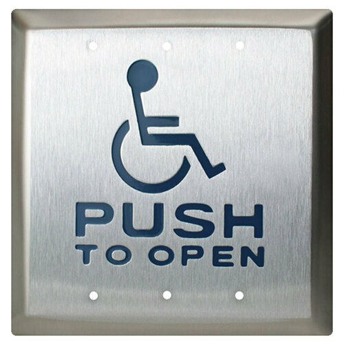 Camden CM-45K/4 Concealed Screws, Brushed Stainless Steel. No-battery Kinetic Transmitter. 900 Mhz. Reciever Required