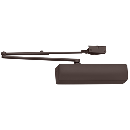 Corbin Russwin DC3210 A1 690 M54 Grade 1 Tri Packed Adjustable Door Closer with Hold Open Arm and Sex Nuts and Bolts Dark Bronze Finish