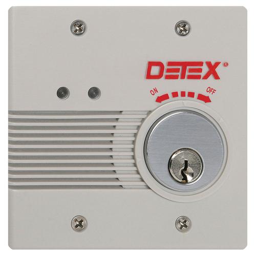 Detex EAX-2500SK GRAY W-CYL KA Hardwired Exit Alarm System