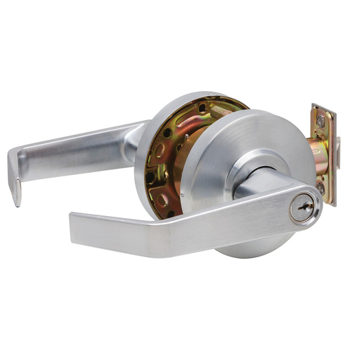 Dexter C1000NCENTRR626KDC Grade 1 Lever Cylindrical Lock, C Keyway, 2-3/4