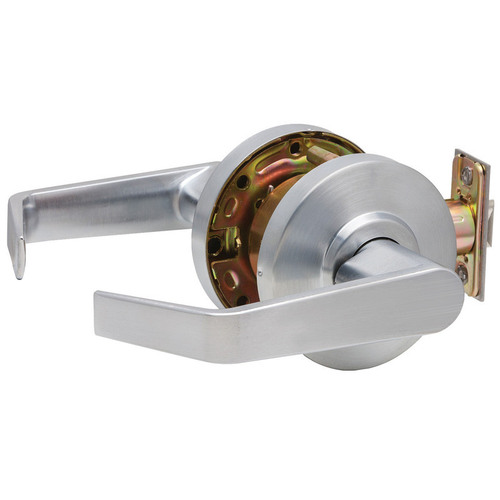 Dexter C1000-PASS-R-626 Grade 1 Satin Chrome Passage Lever Clutch Cylindrical Lock, 2-3/4