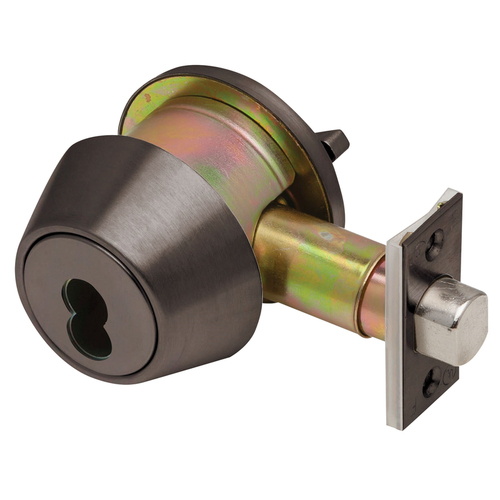 Dexter DB2000-SCT-613-SFIC Grade 2 Single Cylinder Deadbolt, IC Prep, Adjustable Backset, Oil Rubbed Bronze